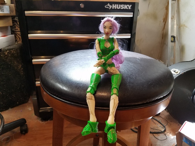 Jointed Doll "Lantea" 3D Print 18305 Jointed Doll "Lantea" 3D Print 18305
