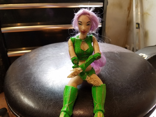 Jointed Doll "Lantea" 3D Print 18306 Jointed Doll "Lantea" 3D Print 18306