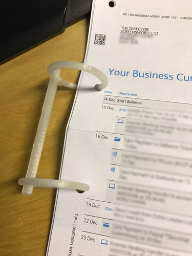 Ring Binders 3D Print 18322 Ring Binders 3D Print 18322