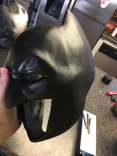 Batman Cowl 3D Print 18392 Batman Cowl 3D Print 18392