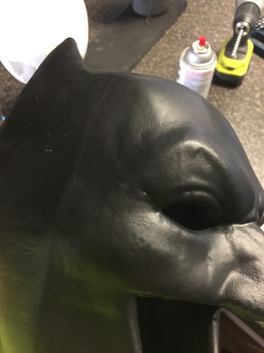 Batman Cowl 3D Print 18393 Batman Cowl 3D Print 18393