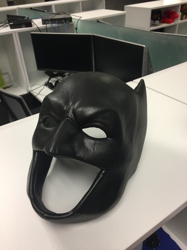 Batman Cowl 3D Print 18395 Batman Cowl 3D Print 18395