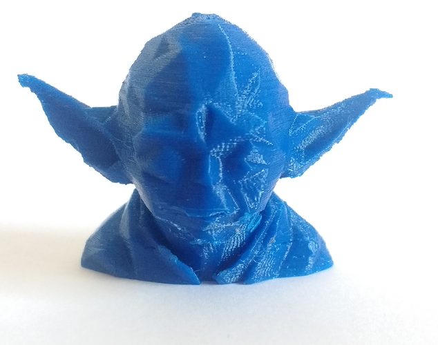 Low Poly Yoda 3D Print 18583 Low Poly Yoda 3D Print 18583