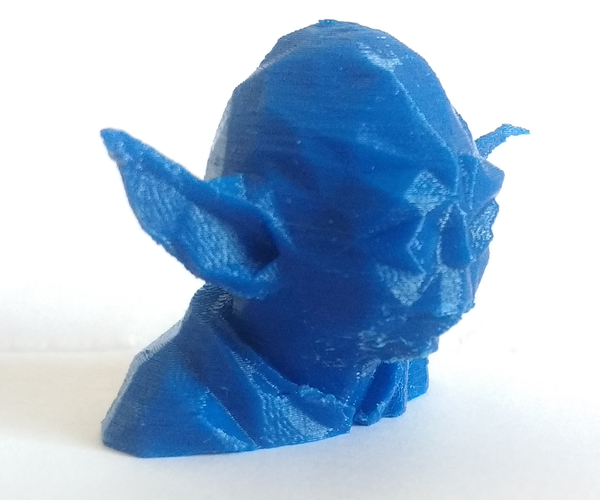 Low Poly Yoda 3D Print 18586 Low Poly Yoda 3D Print 18586