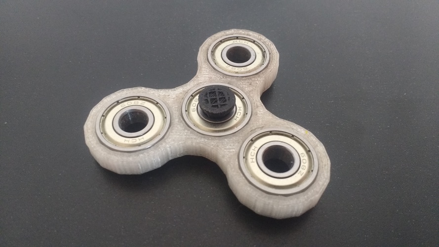 TRI SPINNER - Fidget Toy 3D Print 18665 TRI SPINNER - Fidget Toy 3D Print 18665