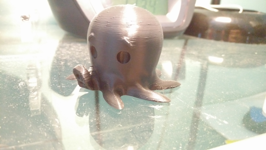 Cute Octopus candy holder with mouth 3D Print 18706 Cute Octopus candy holder with mouth 3D Print 18706