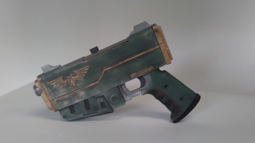 Warhammer 40K Handgun 3D Print 18725 Warhammer 40K Handgun 3D Print 18725