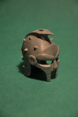 Helmet Gladiator, keychain 3D Print 18783 Helmet Gladiator, keychain 3D Print 18783