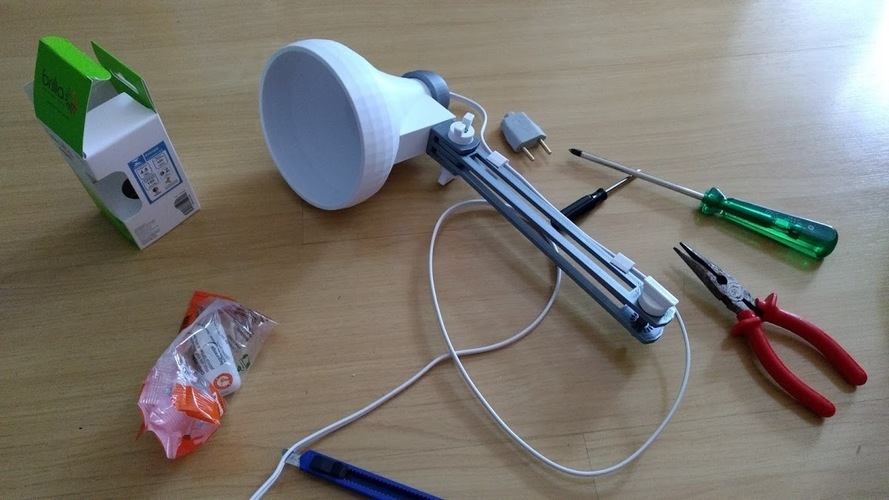 Desk Lamp 3dPrintable - 3dFactory Brazil 3D Print 18804 Desk Lamp 3dPrintable - 3dFactory Brazil 3D Print 18804