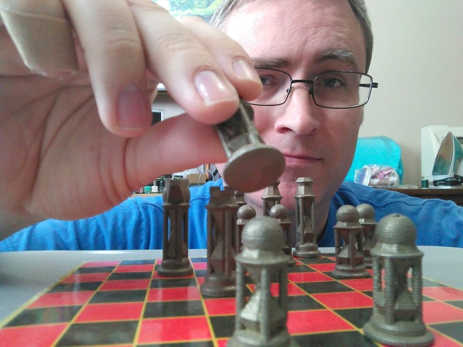 Diamond Hourglass #Chess 3D Print 18860 Diamond Hourglass #Chess 3D Print 18860
