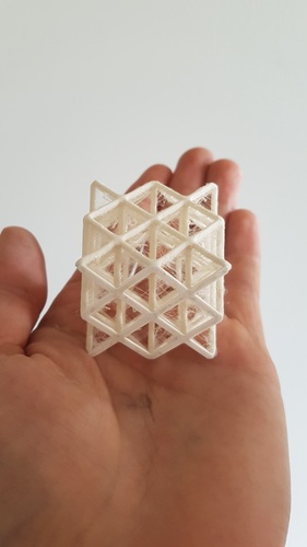 Wireframe 64 Tetrahedron Grid 3D Print 18960 Wireframe 64 Tetrahedron Grid 3D Print 18960