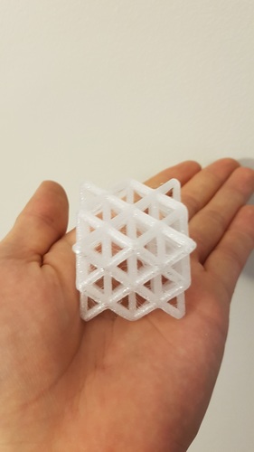 Wireframe 64 Tetrahedron Grid 3D Print 18961 Wireframe 64 Tetrahedron Grid 3D Print 18961