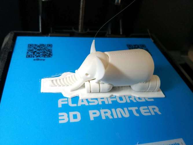Elephant 3D Print 19046 Elephant 3D Print 19046