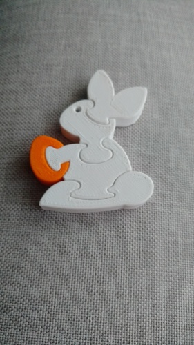 Bunny puzzle 3D Print 19108 Bunny puzzle 3D Print 19108