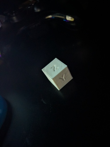 XYZ 20mm Calibration Cube 3D Print 19137 XYZ 20mm Calibration Cube 3D Print 19137