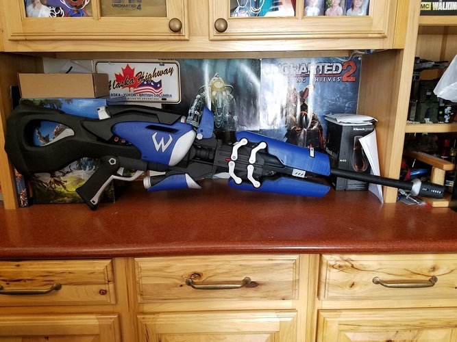 Widowmaker's Widow's Kiss Collapsible Sniper Rifle (Overwatch) 3D Print 19211 Widowmaker's Widow's Kiss Collapsible Sniper Rifle (Overwatch) 3D Print 19211