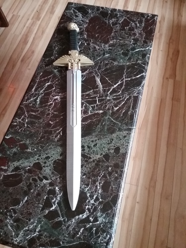 Warhammer 40K - Inquisitor Sword 3D Print 19219 Warhammer 40K - Inquisitor Sword 3D Print 19219