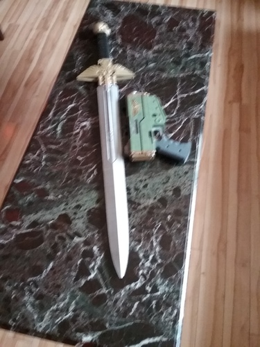 Warhammer 40K - Inquisitor Sword 3D Print 19224 Warhammer 40K - Inquisitor Sword 3D Print 19224