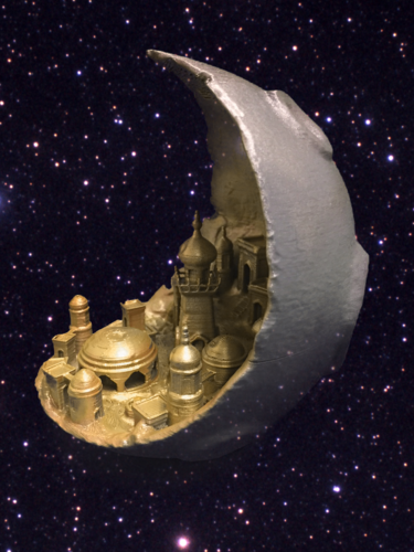 Moon city 3D Print 19347 Moon city 3D Print 19347