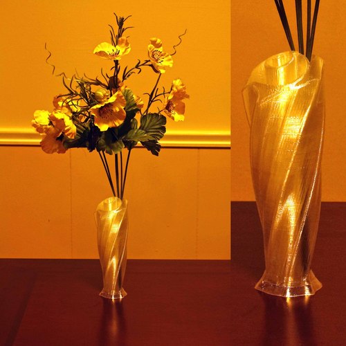 Twisted Rose Vase 3D Print 1939 Twisted Rose Vase 3D Print 1939