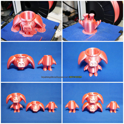 Cute animal - Rose pig potted 3D Print 19394 Cute animal - Rose pig potted 3D Print 19394