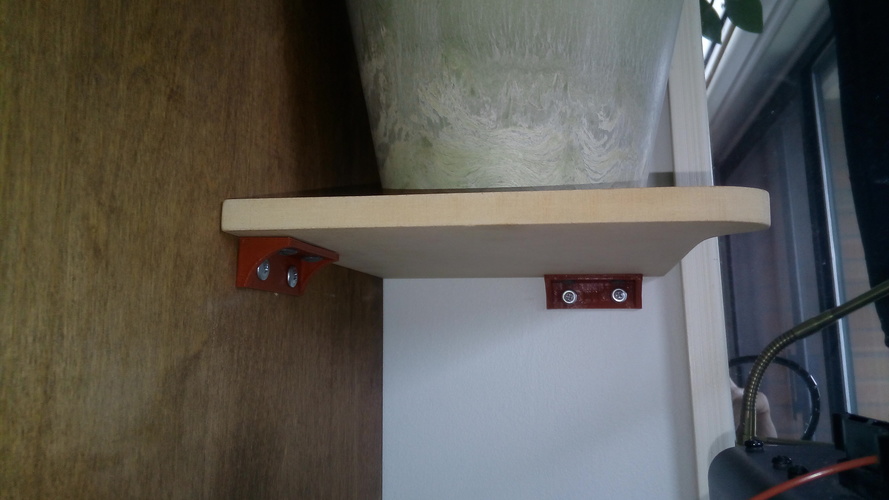 Shelf bracket / brace 3D Print 19451 Shelf bracket / brace 3D Print 19451