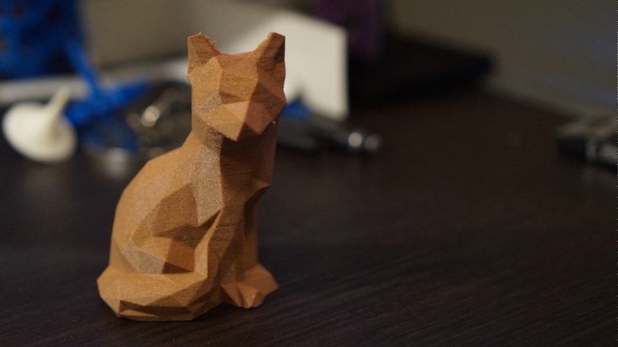 Low Poly Fox 3D Print 1948 Low Poly Fox 3D Print 1948