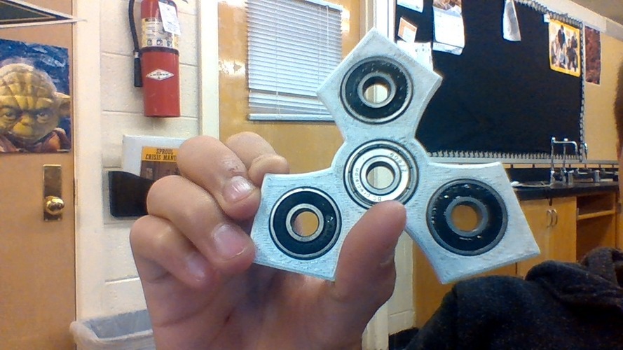 TRI SPINNER - Fidget Toy 3D Print 19569 TRI SPINNER - Fidget Toy 3D Print 19569