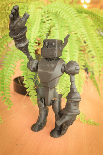 Super deformed bot 3D Print 1960 Super deformed bot 3D Print 1960