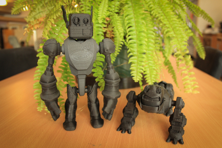 Super deformed bot 3D Print 1961 Super deformed bot 3D Print 1961
