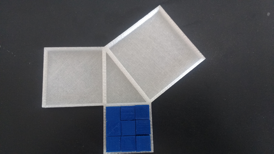 Pythagoras Theorem Proof 3D Print 19610 Pythagoras Theorem Proof 3D Print 19610