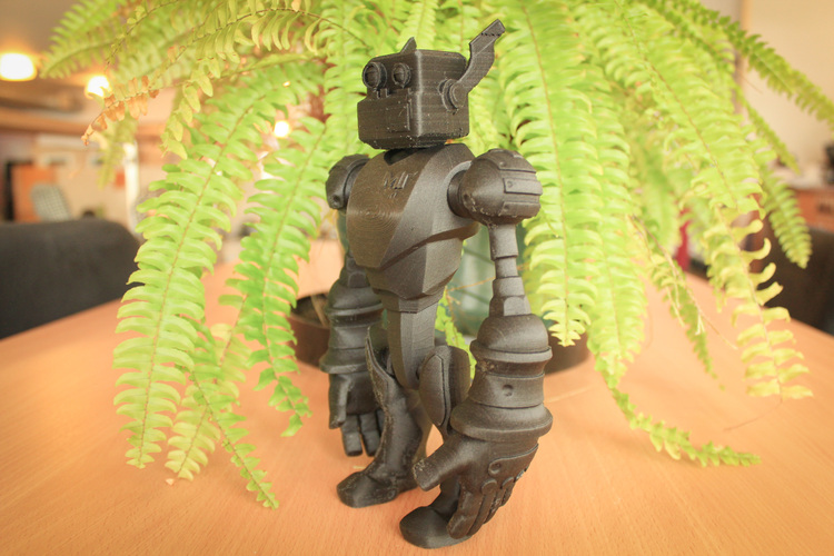 Super deformed bot 3D Print 1962 Super deformed bot 3D Print 1962