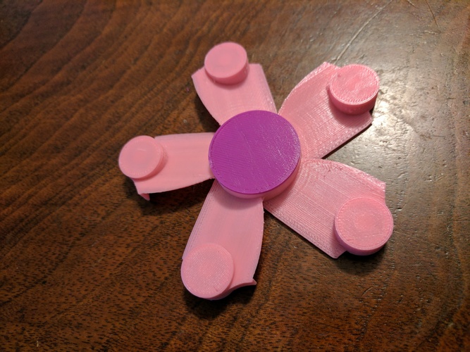 Fidget Spinner Fan 3D Print 19632 Fidget Spinner Fan 3D Print 19632