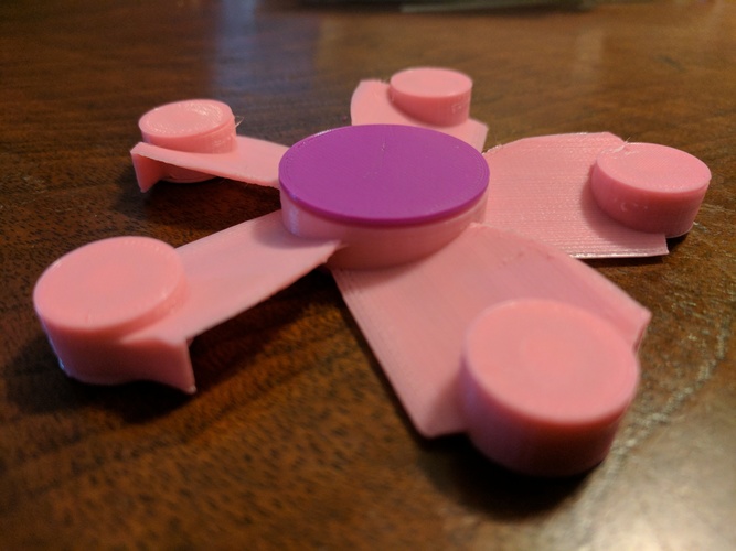 Fidget Spinner Fan 3D Print 19633 Fidget Spinner Fan 3D Print 19633