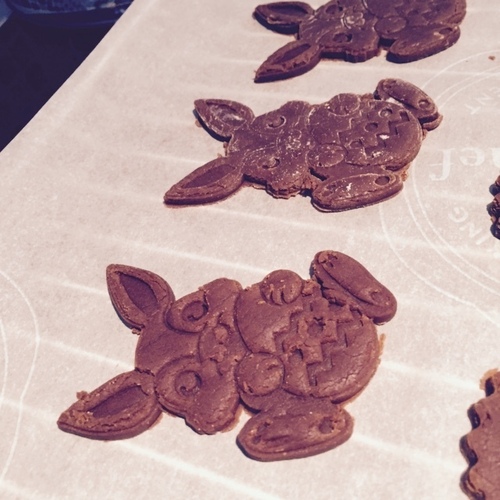 Easter Bunny Cookie Cutter 3D Print 1968 Easter Bunny Cookie Cutter 3D Print 1968