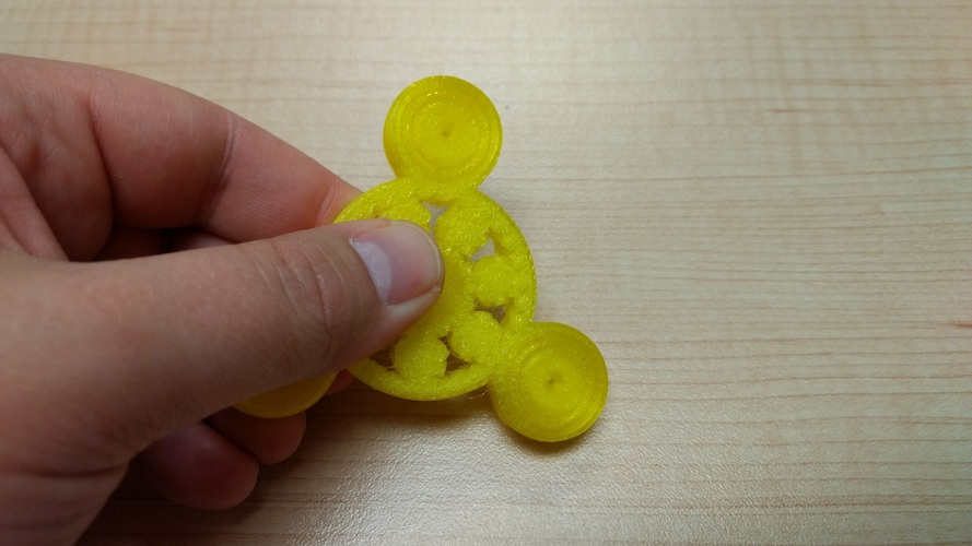 Fully 3D printed fidget spinner 3D Print 19682 Fully 3D printed fidget spinner 3D Print 19682
