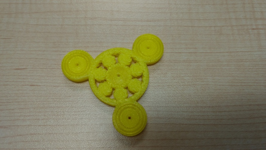 Fully 3D printed fidget spinner 3D Print 19683 Fully 3D printed fidget spinner 3D Print 19683