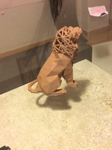Roaring Lion 3D Print 1973 Roaring Lion 3D Print 1973