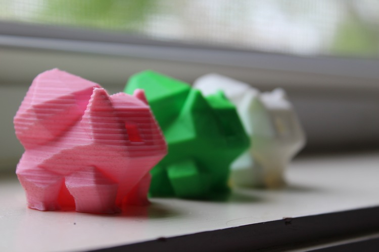 Low-Poly Bulbasaur - Multi and Dual Extrusion version 3D Print 19770 Low-Poly Bulbasaur - Multi and Dual Extrusion version 3D Print 19770