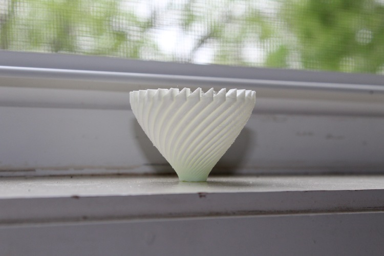 Origami Vase 3D Print 19775 Origami Vase 3D Print 19775