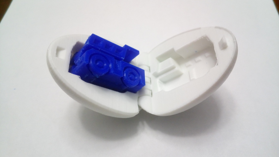 Surprise Egg #1 - Tiny Haul Truck 3D Print 19790 Surprise Egg #1 - Tiny Haul Truck 3D Print 19790