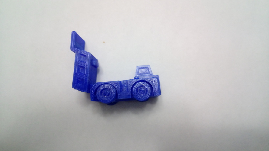 Surprise Egg #1 - Tiny Haul Truck 3D Print 19796 Surprise Egg #1 - Tiny Haul Truck 3D Print 19796