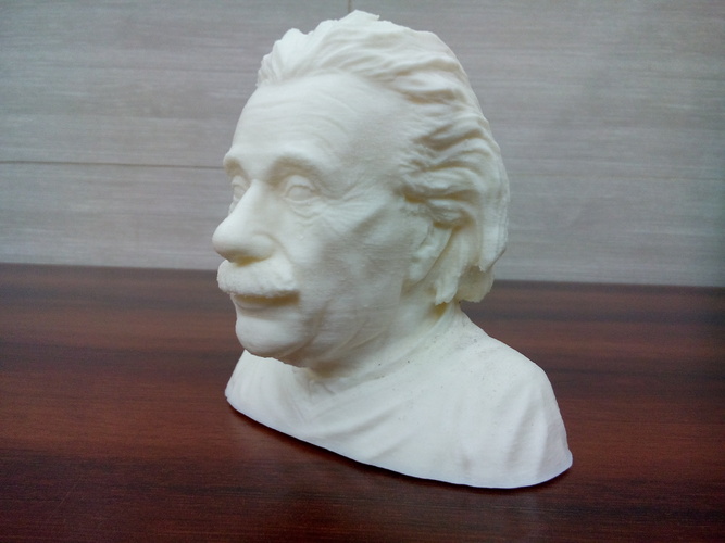 Einstein Bust (14K) 3D Print 1980 Einstein Bust (14K) 3D Print 1980
