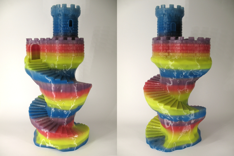 Spiral tower 3D Print 19843 Spiral tower 3D Print 19843
