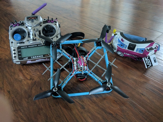 Viper X210 FPV Quadcopter Frame 3D Print 19952 Viper X210 FPV Quadcopter Frame 3D Print 19952