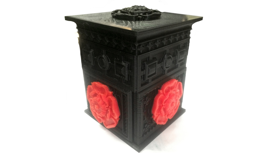 The Tudor Rose Box (with secret lock) 3D Print 2003 The Tudor Rose Box (with secret lock) 3D Print 2003
