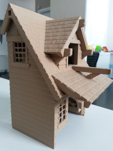 the American Craftsman Bungalow Birdhouse 3D Print 20102 the American Craftsman Bungalow Birdhouse 3D Print 20102
