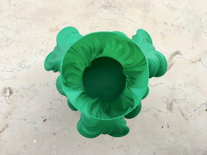 Julia Vase #011 - Heatwave 3D Print 20107 Julia Vase #011 - Heatwave 3D Print 20107
