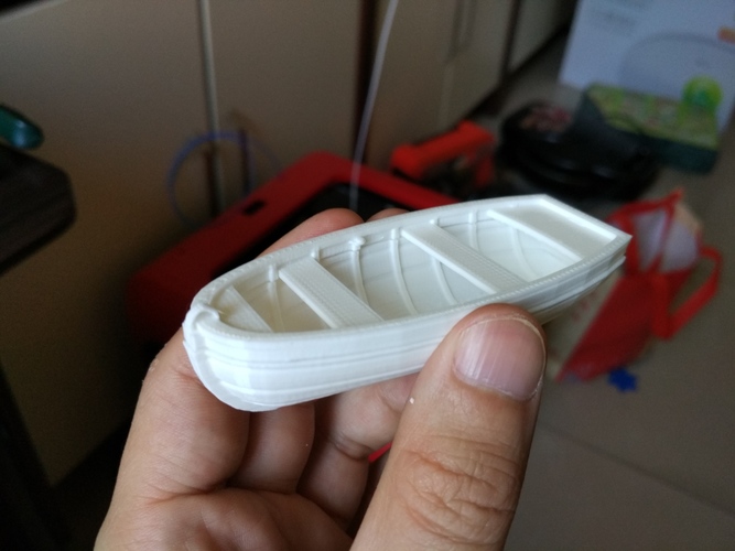 Simple Rowing Boat 3D Print 20143 Simple Rowing Boat 3D Print 20143