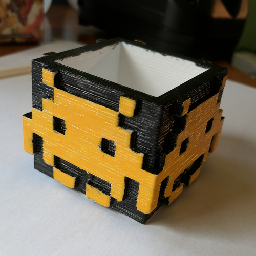 Space Invader Planter 3D Print 20196 Space Invader Planter 3D Print 20196